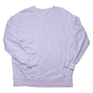 Lululemon Perfectly Oversized Crew Lavender Dew Size 6